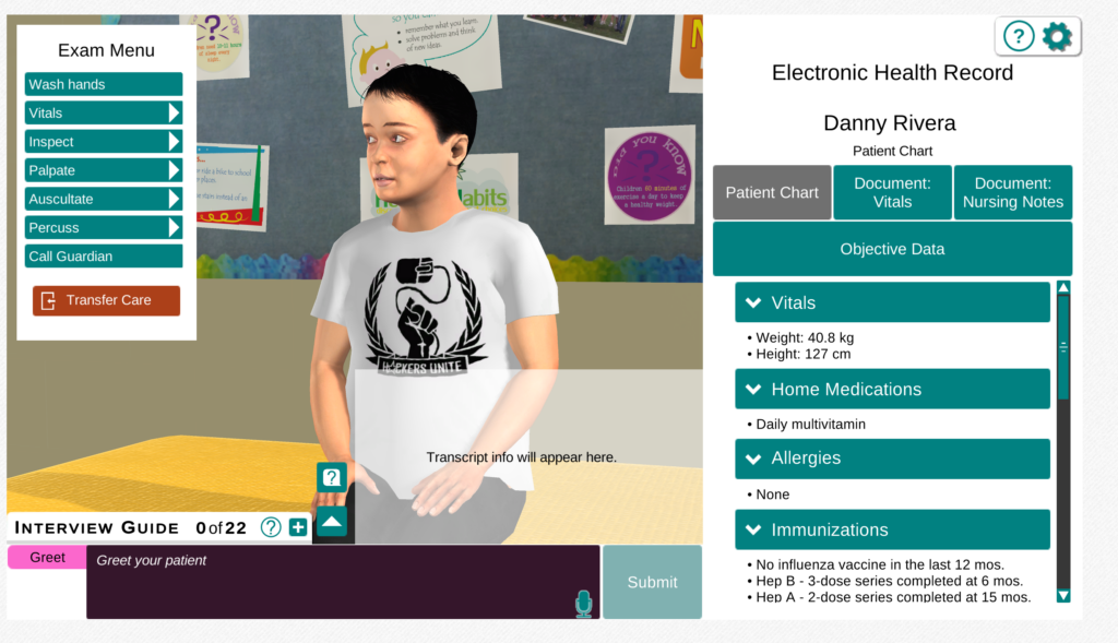 Shadow Health Danny Rivera