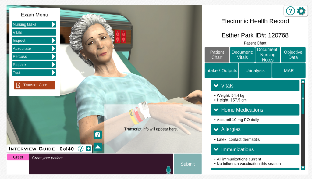 Esther Park Shadow Health